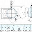 1-фланцевый затвор для сыпучих материалов ДУ 300 V1FS300SN затвор поворотный фото