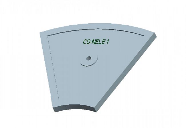 Нижняя броня (2) для бетоносмесителя CO-NELE CMP (S) 2000