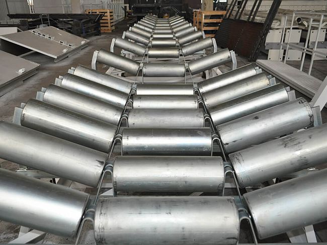 Конвейерный ролик Г-76х250-9х14 (РОЖ. весовой)
